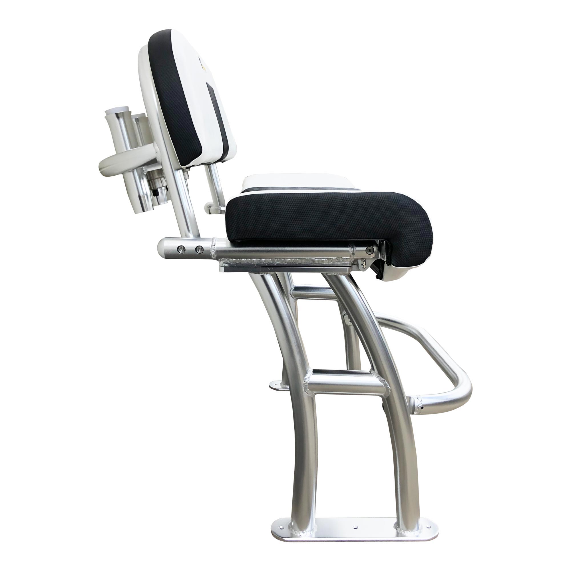 Fishmaster Pro T-Top chaise polie avec coussin noir incl. dossier 2