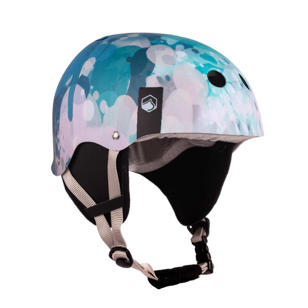 Liquid Force Flash casque de sport nautique bleu/print avec oreillettes 2