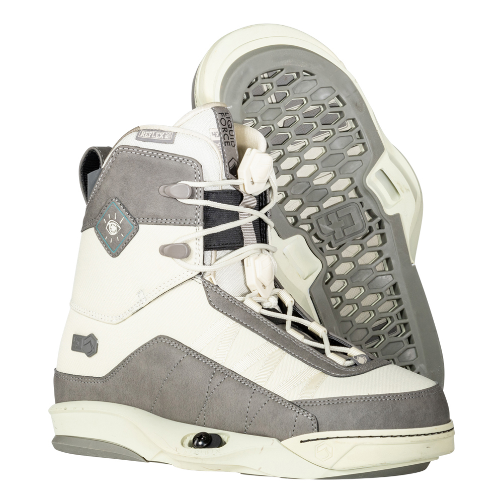 peak 4D chausses de wakeboard blanches