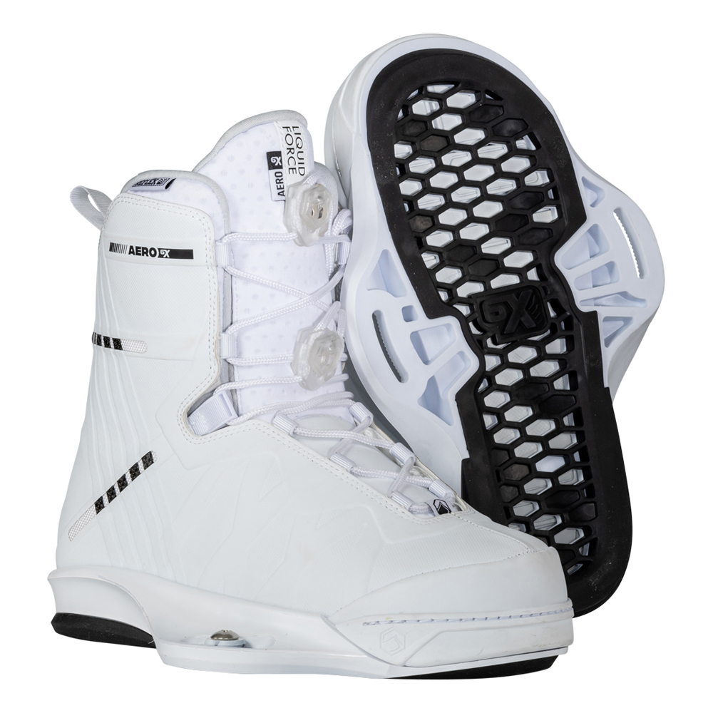 Liquid Force aero 6X chausses de wakeboard blanches foto 1