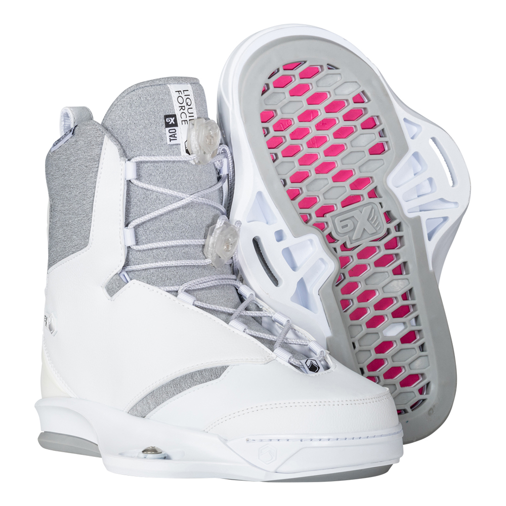 Liquid Force tao 6X chausses de wakeboard blanches foto 1