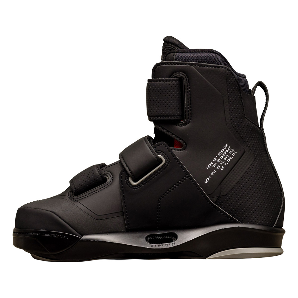 Liquid Force Hook 4D chausses de wakeboard noires 3
