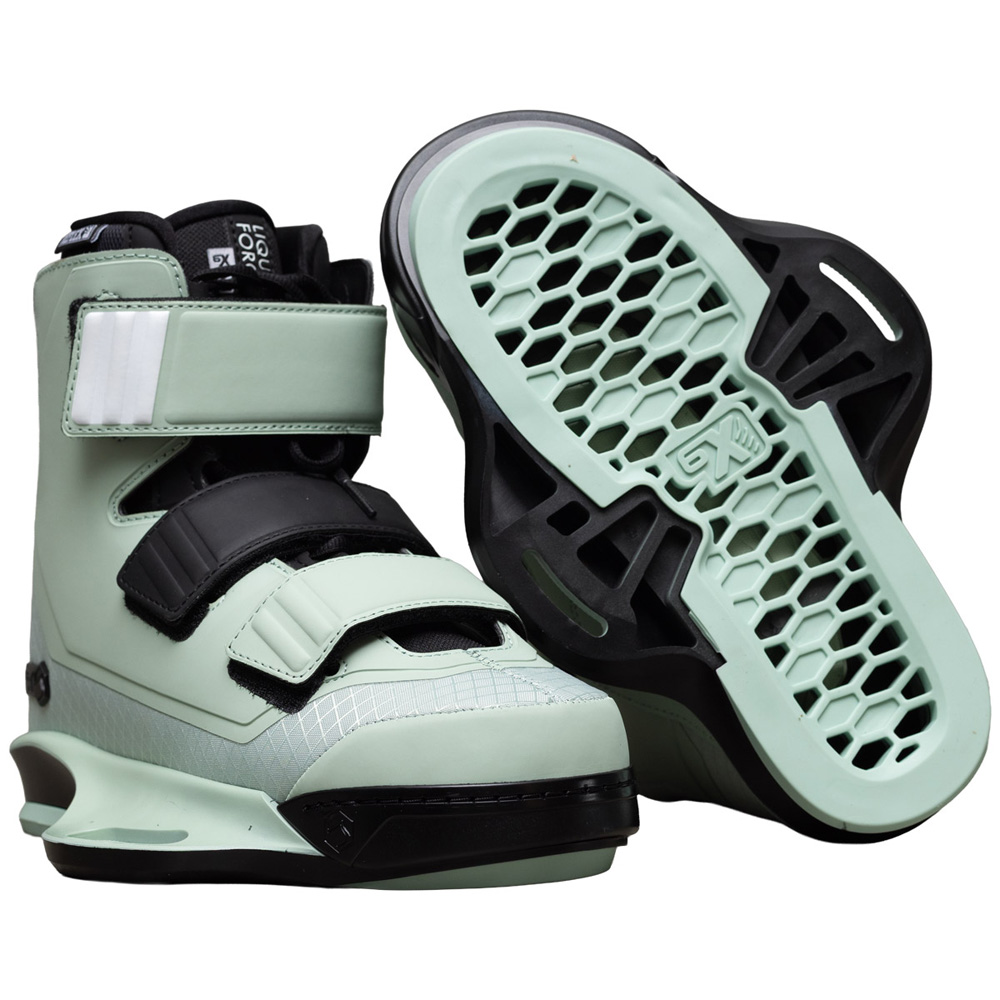 Liquid Force Hook 6X chausses de wakeboard vert menthe foto 1