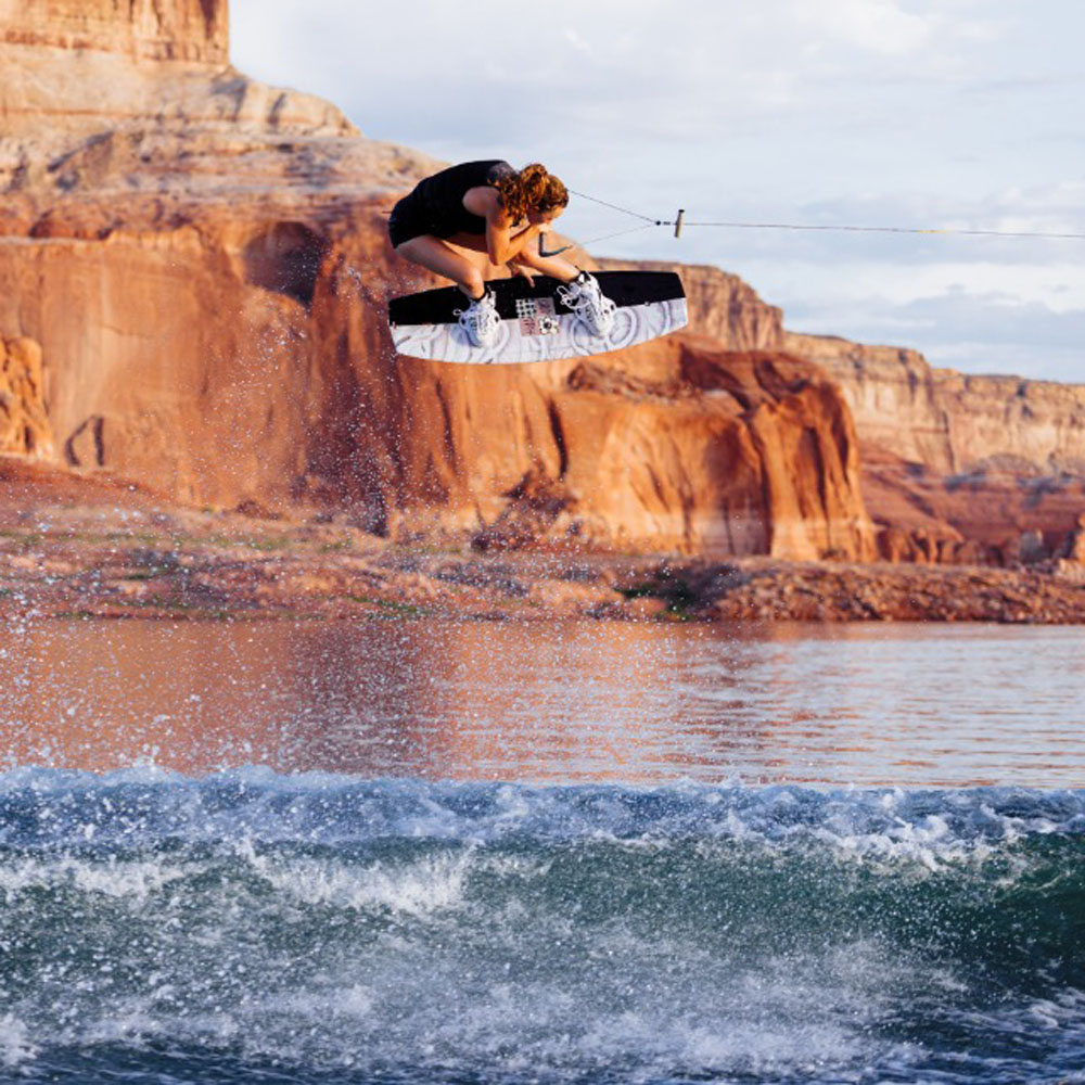 tao 6x fixations de wakeboard blanches