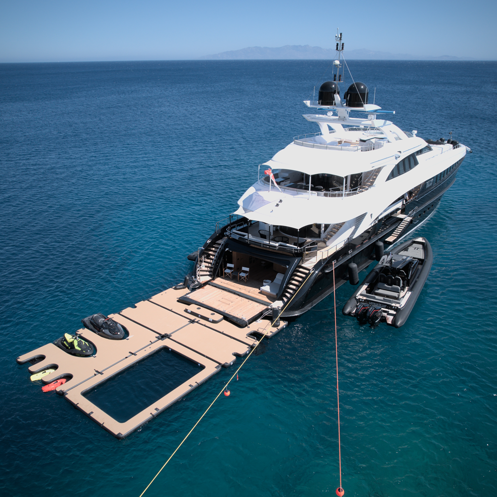 SeaRaft Teak Deck piscine gonflable large 5