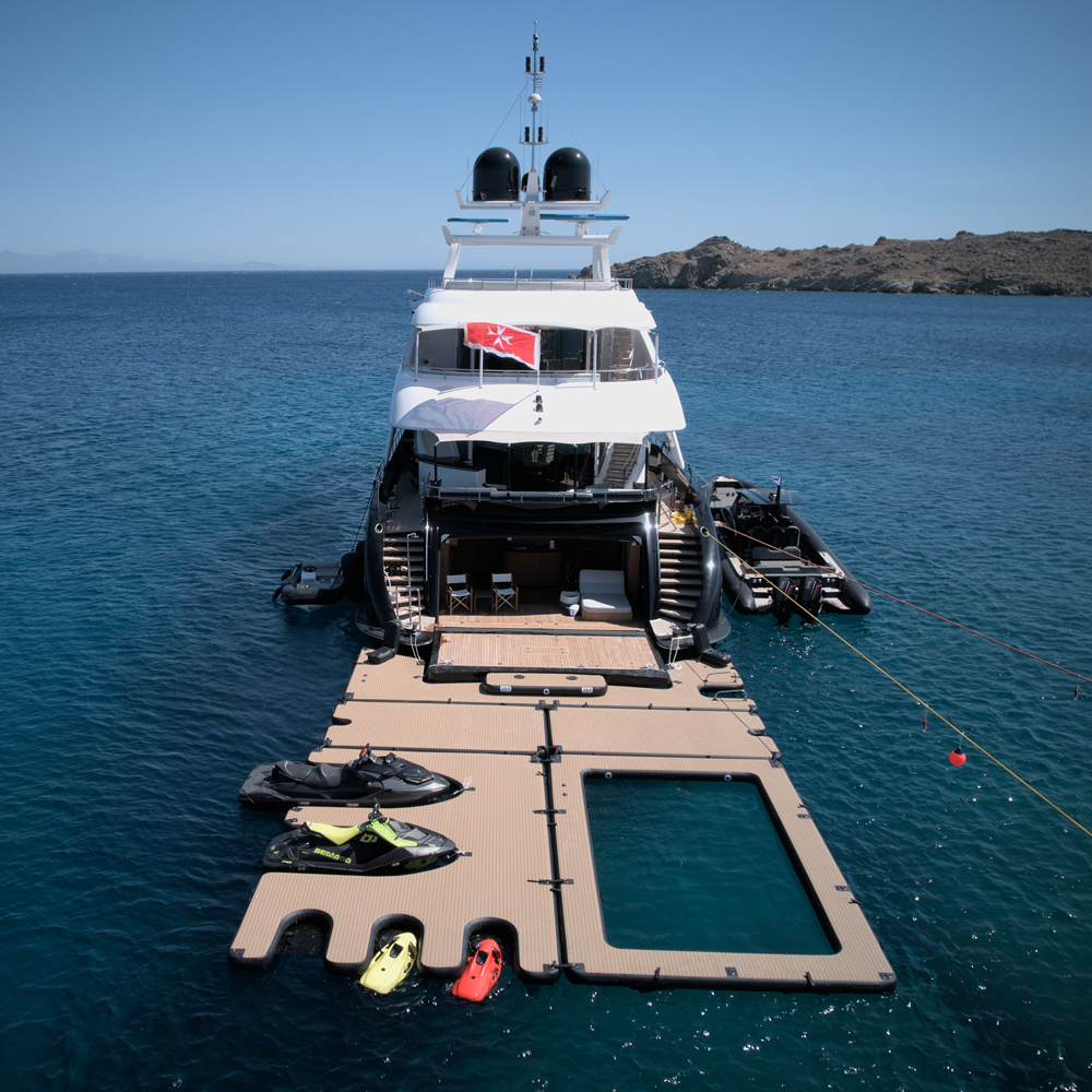 SeaRaft Teak Deck piscine gonflable large 6
