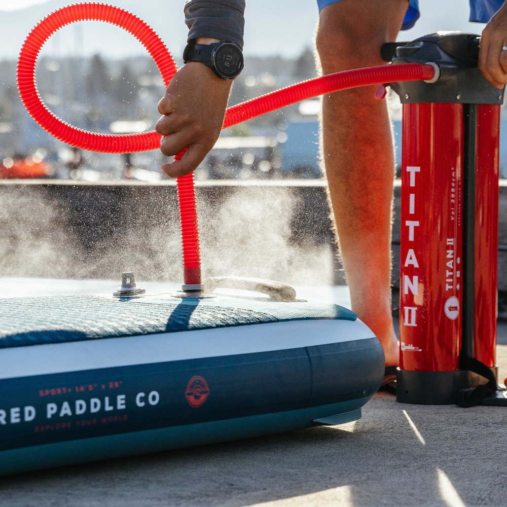 red paddle Sport+ 14'0 pacchetto da sup gonfiabile teal 6