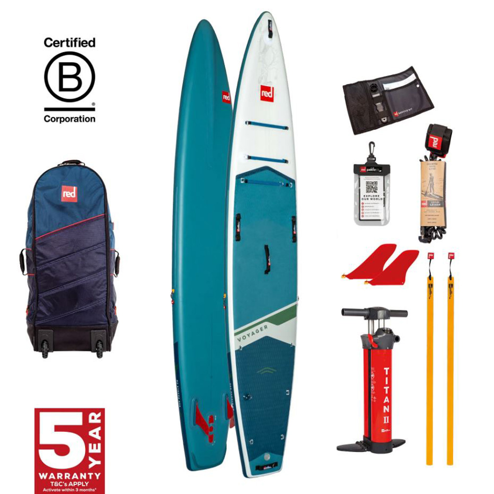 red paddle Voyager 14.0  pacchetto da sup gonfiabile teal foto 1