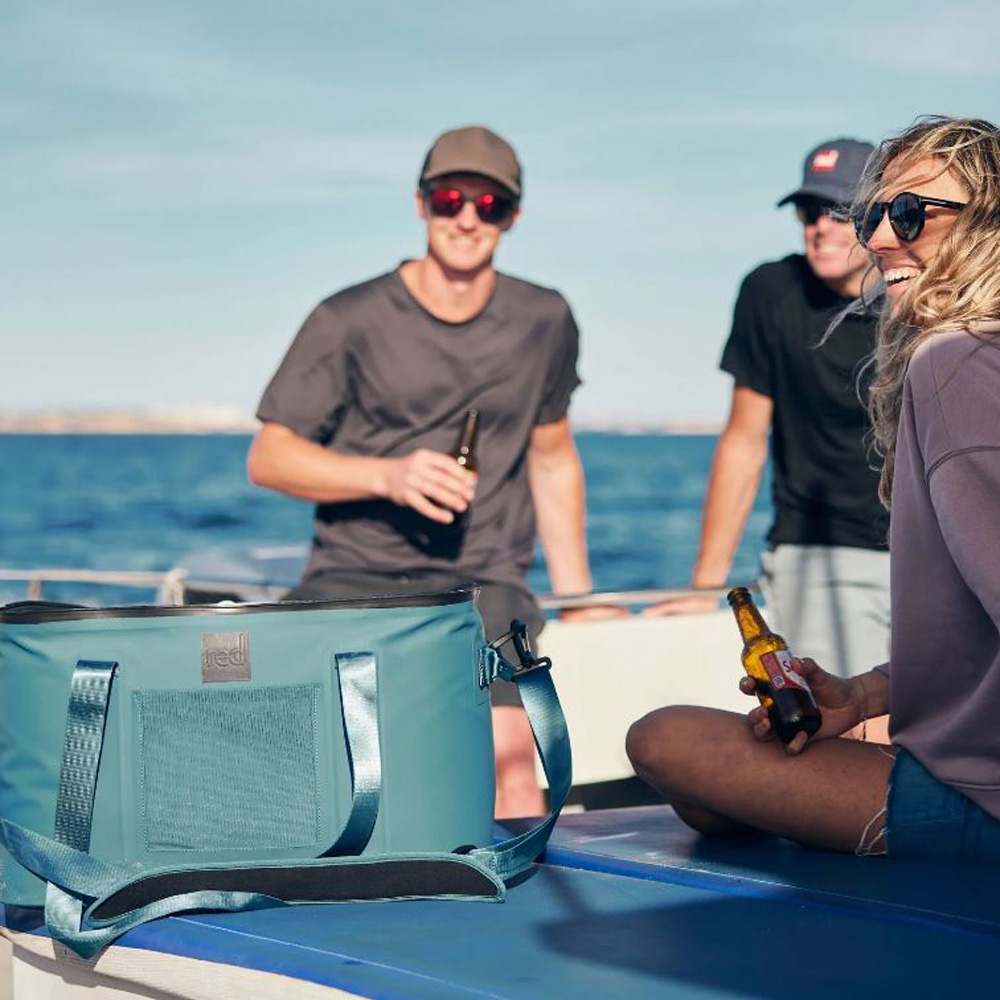 red paddle waterproof soft cooler bag 30L blu 9