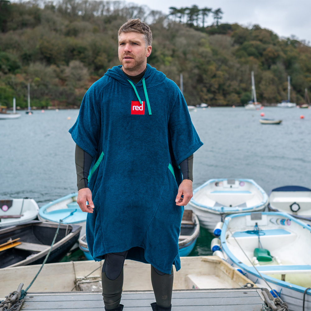 red paddle Lussuoso poncho da cambio navy 5