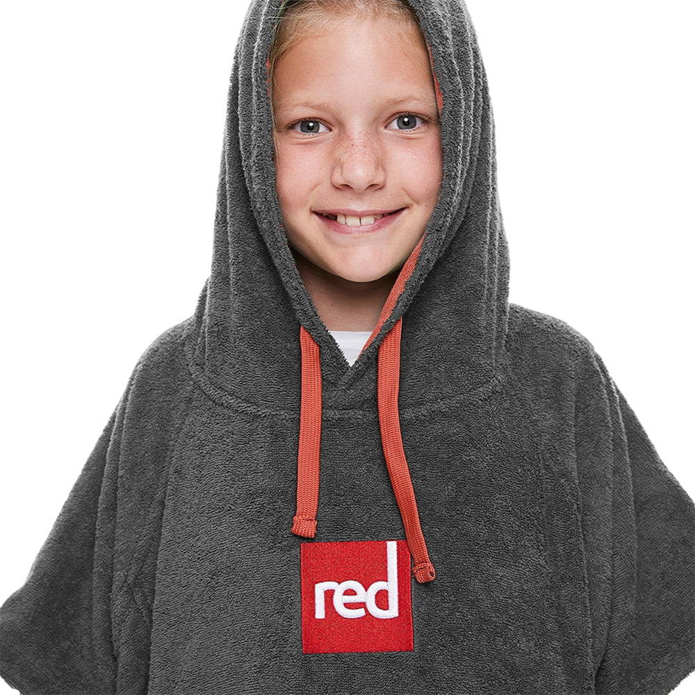 red paddle Lusso poncho da cambio per bambini grigio 3