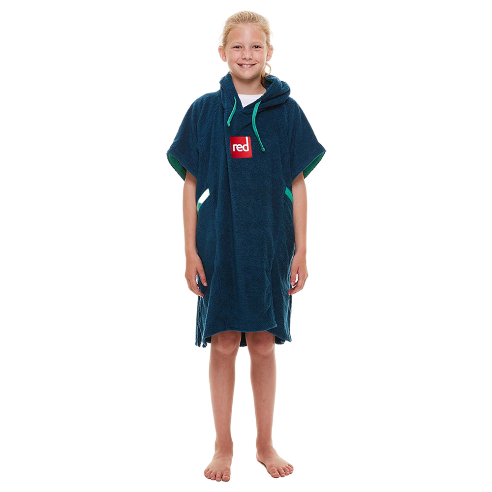 Lusso poncho da bagno per bambini navy