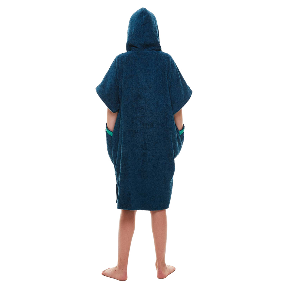 Lusso poncho da bagno per bambini navy