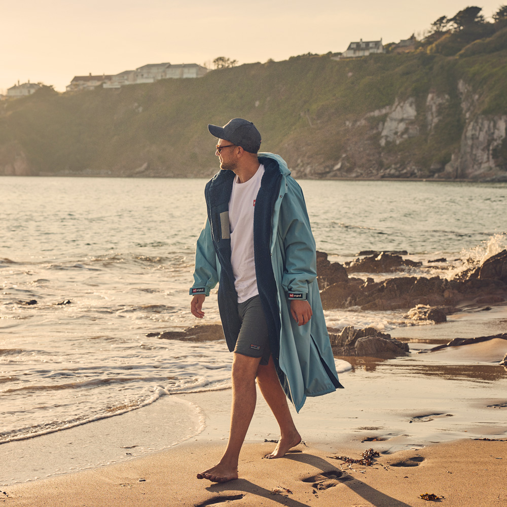 red paddle Pro Change Jacket poncho maniche lunghe blu 5