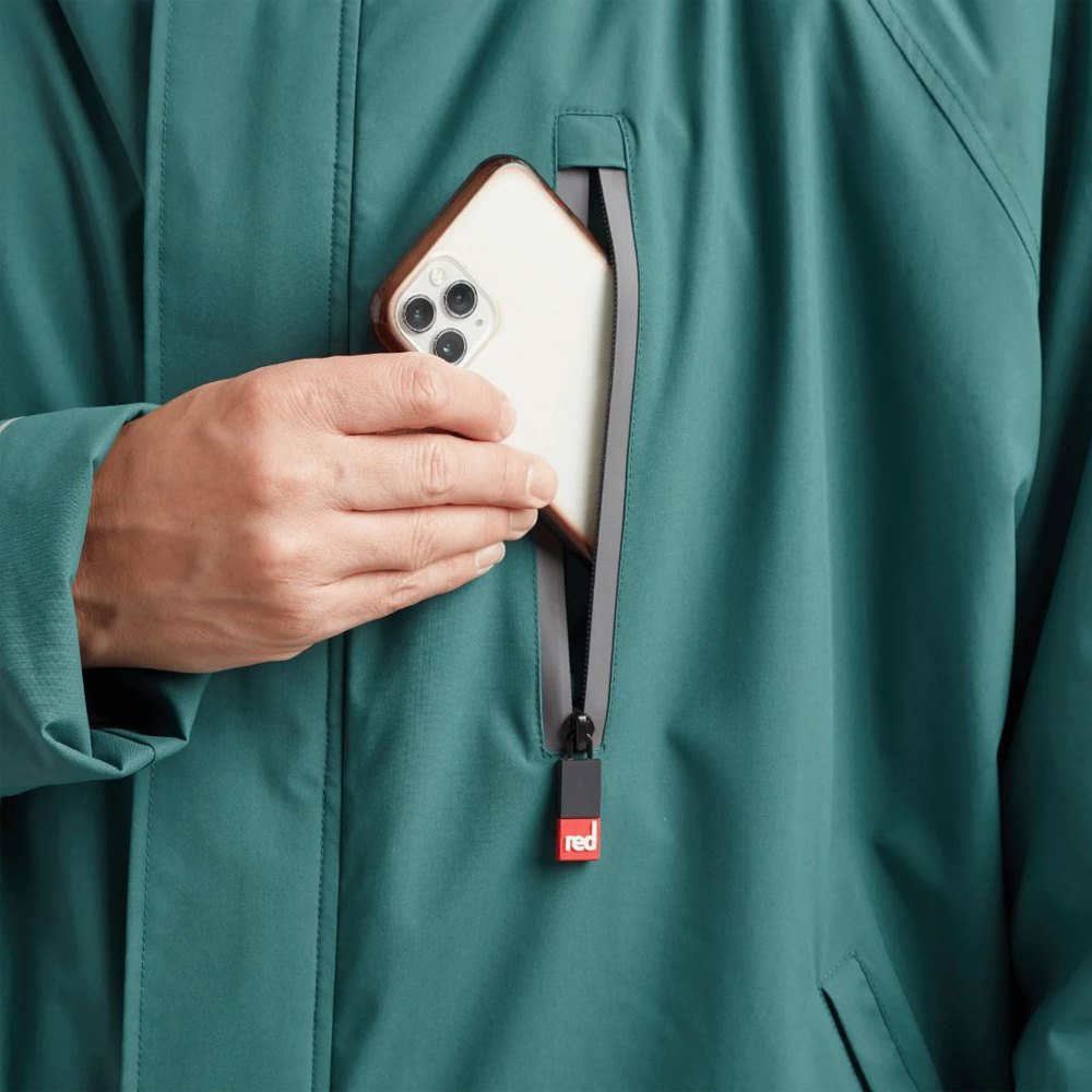 red paddle Pro Change robe teal 8