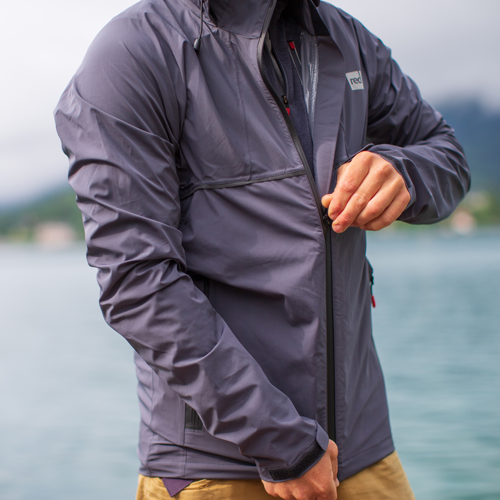 red paddle Giacca attiva uomo grigia 3