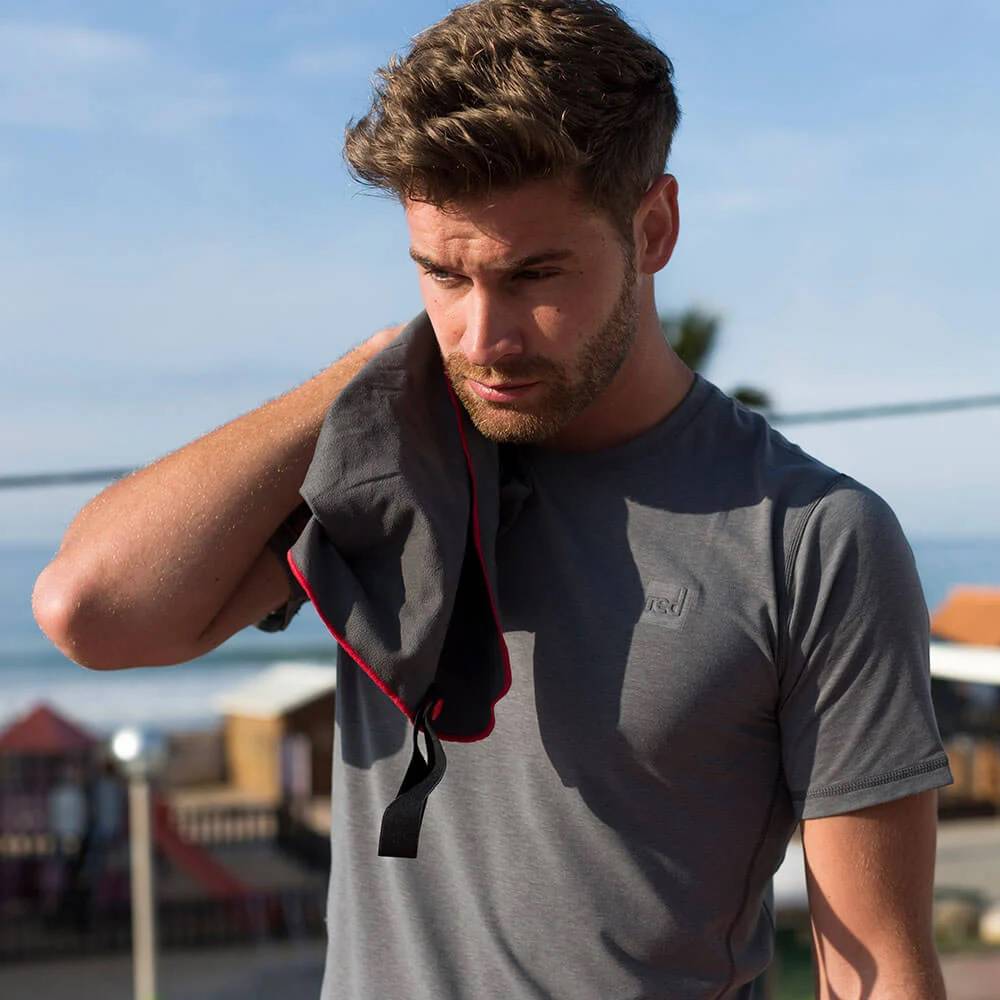 red paddle asciugamano in microfibra grigio 13