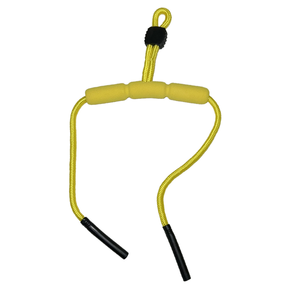 cordoncino giallo galleggiante per occhiali da sole