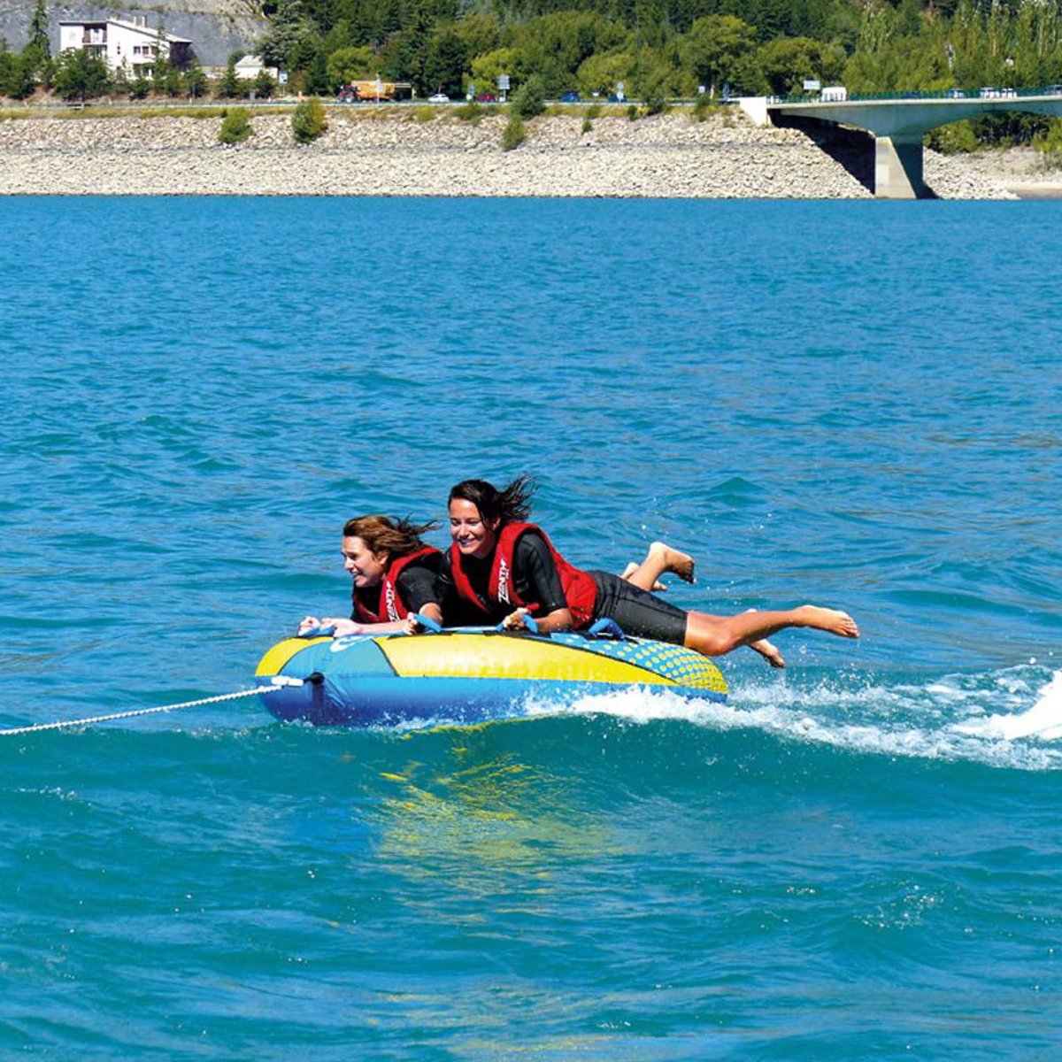 Spinera Flight 2 persone funtube giallo blu 6