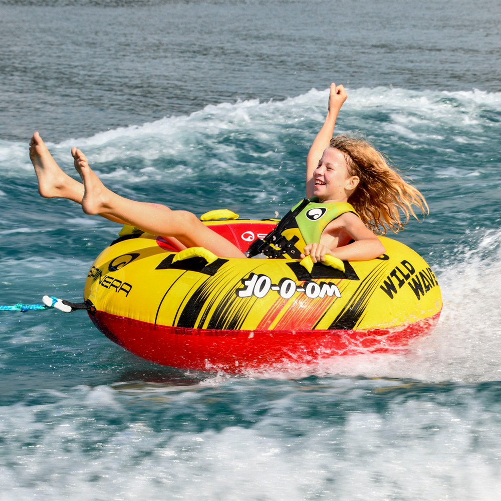 Spinera Wild Wave funtube 1 persona rosso/giallo 3