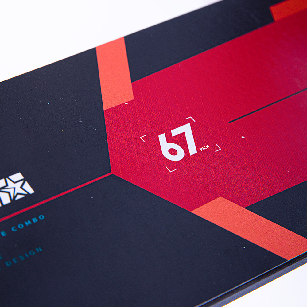 Allegre 67 pacchetto di sci nautico rosso deluxe