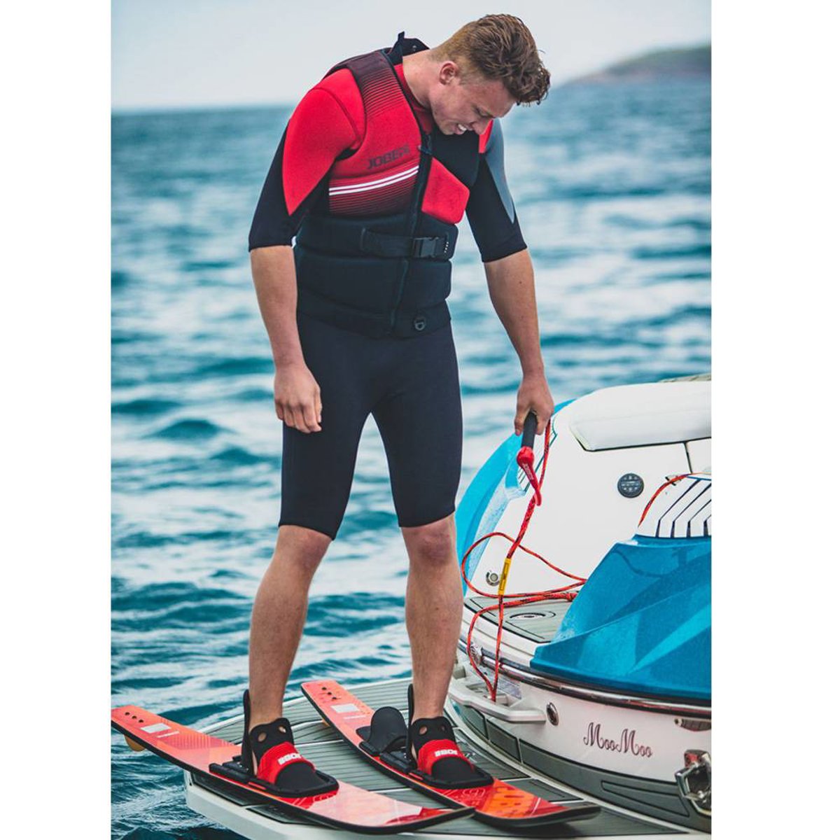 Jobe Allegre sci nautici combo rossi 7