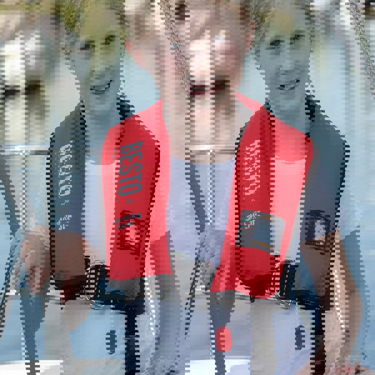 Besto giubbotto di salvataggio automatico per junior 100n 15-40kg 9