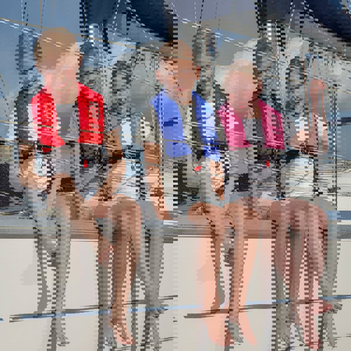 Besto giubbotto di salvataggio automatico per bambini pro junior 100n rosa 15-40kg 9