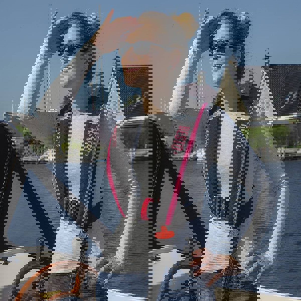 Besto Comfort fit giubbotto di salvataggio automatico 180N mh nero/rosa 7