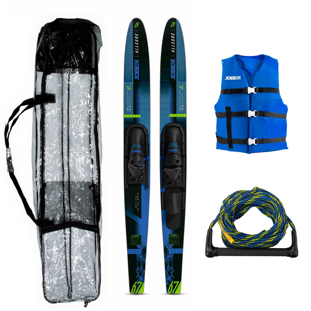 Allegre Combo pacchetto sci nautico blu 67 pollici