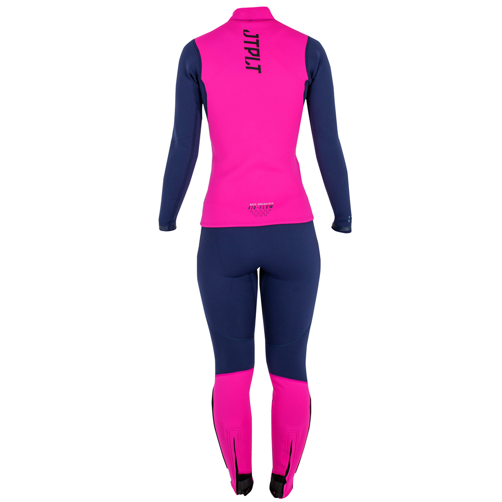 RX long jane con giacca donna navy/rosa