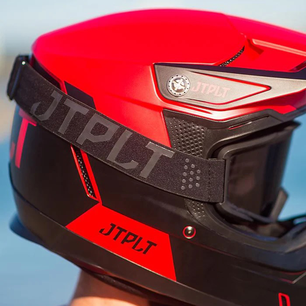 Jetpilot Vault casco da sport acquatici nero/rosso 5
