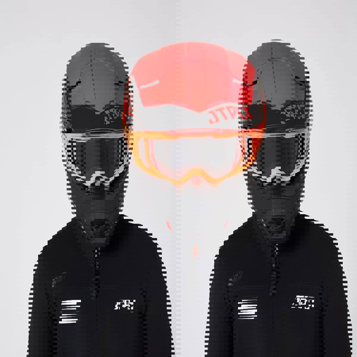 Jetpilot Vault casco da sport acquatici nero/rosso 9