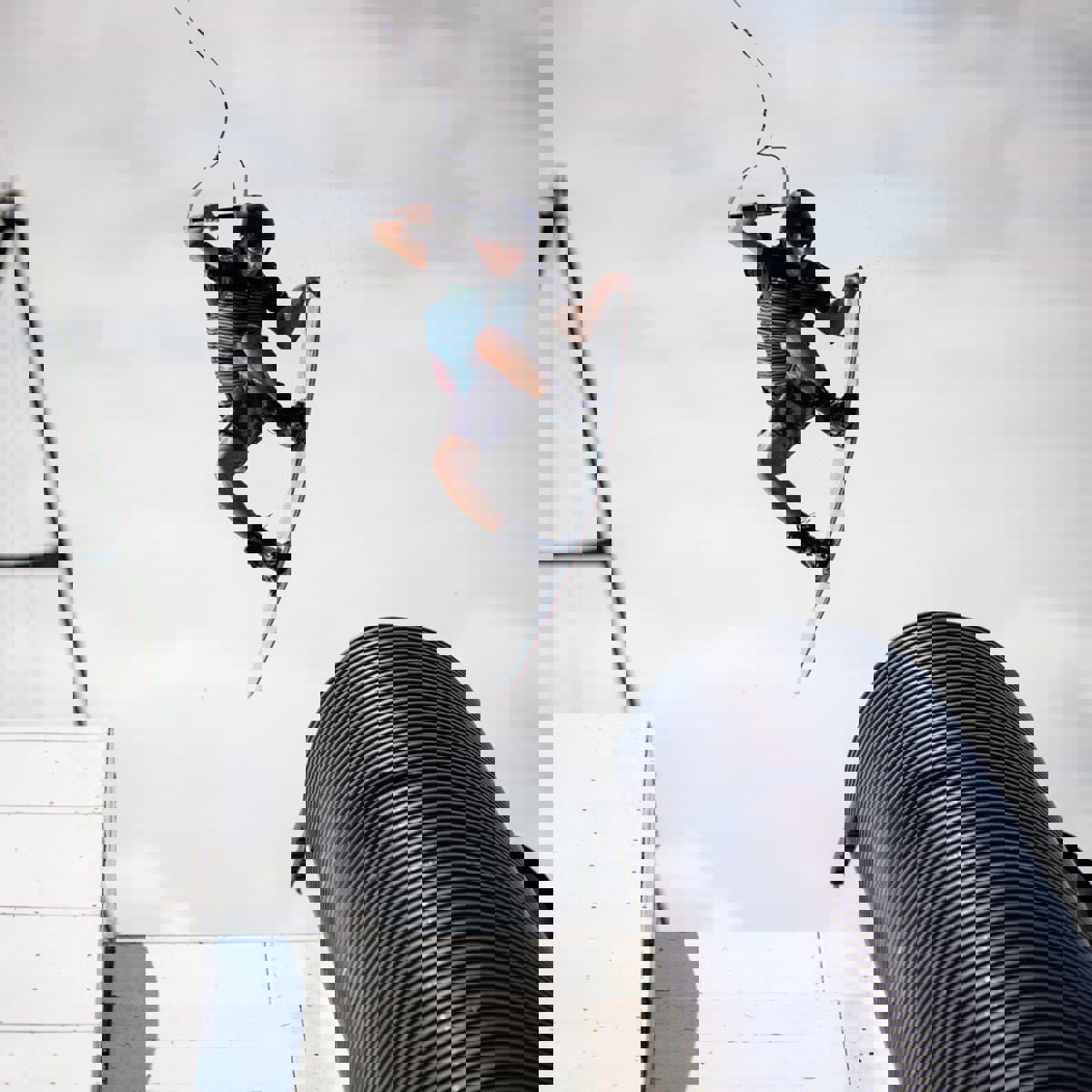 Ronix North Dyneema Bar Lock maniglia 1.15 nera 8