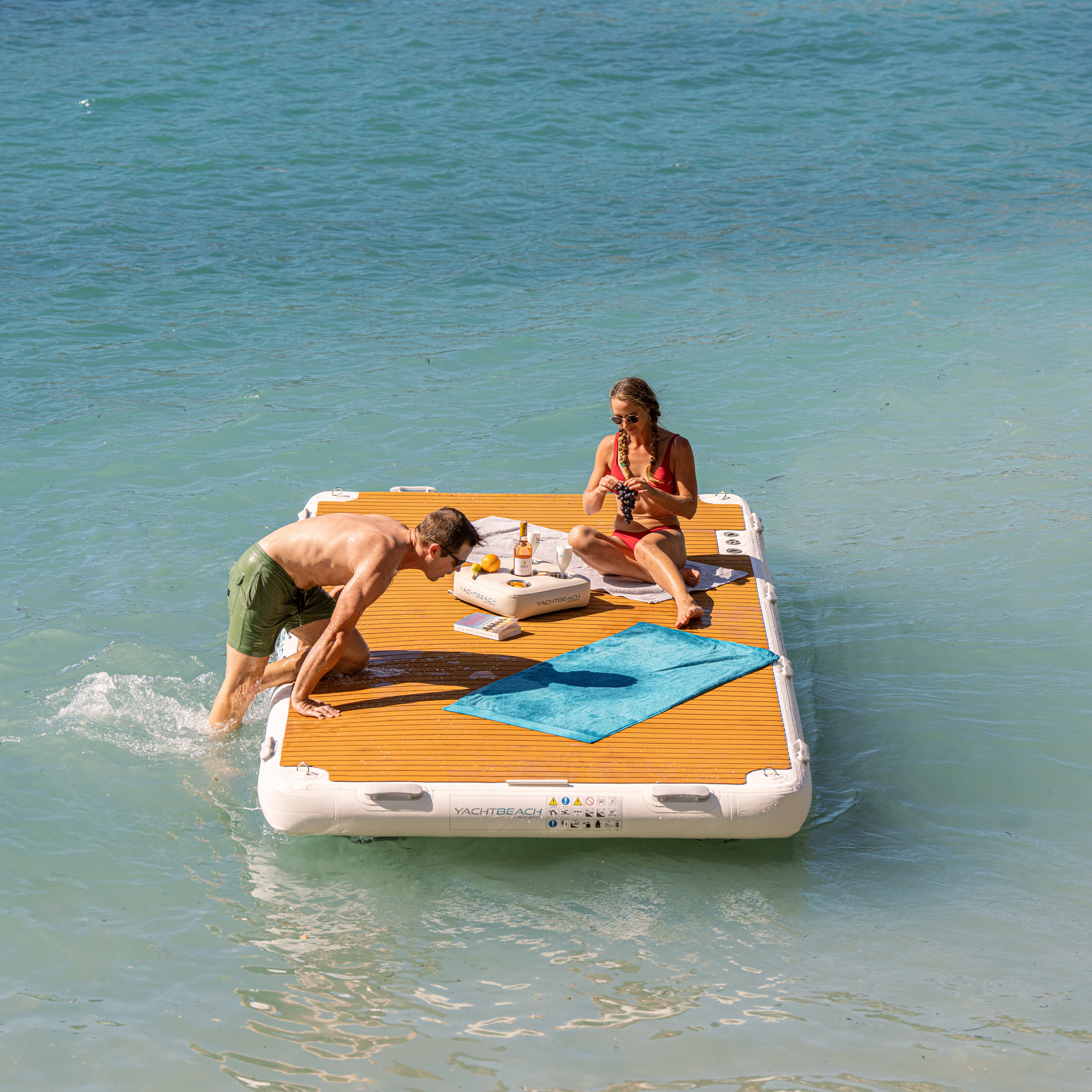 Yacht Beach piattaforma premium in teak 4.10 4