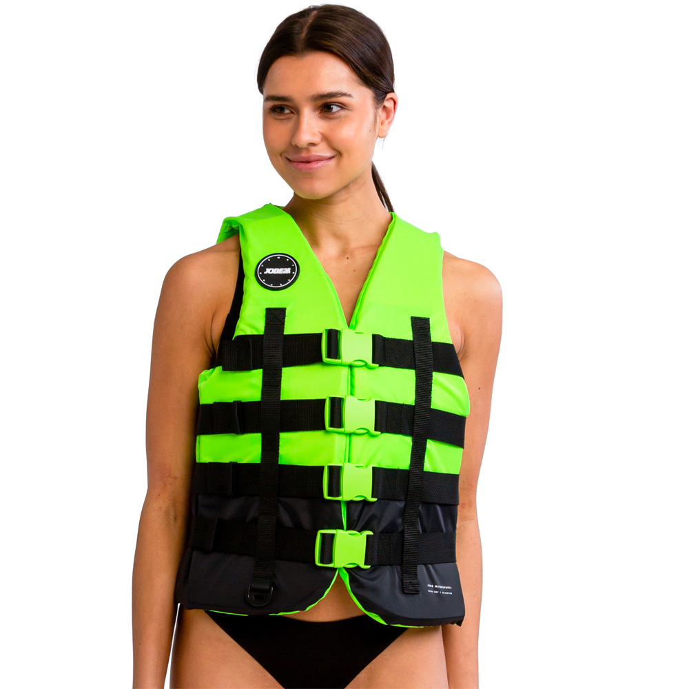 4 giubbotto di salvataggio con fibbia verde lime