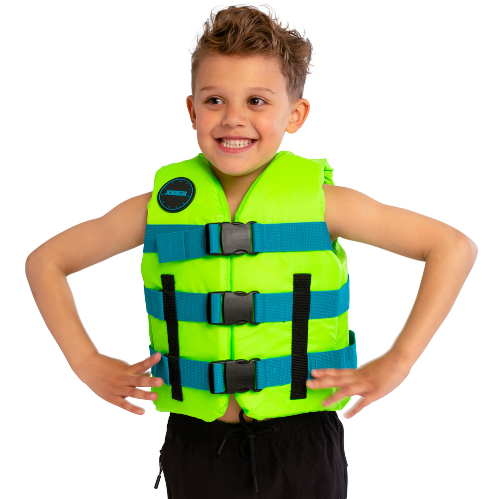 Nylon giubbotto salvagente da bambini 50N Lime verde