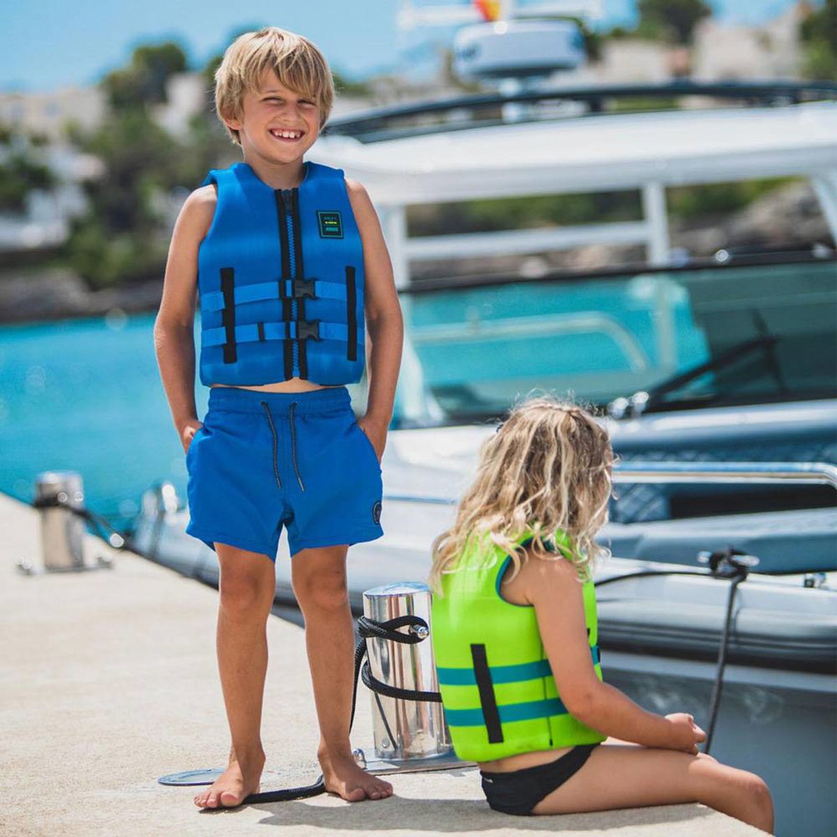 Jobe Neoprene giubbotto salvagente da bambini 50N Lime verde 6