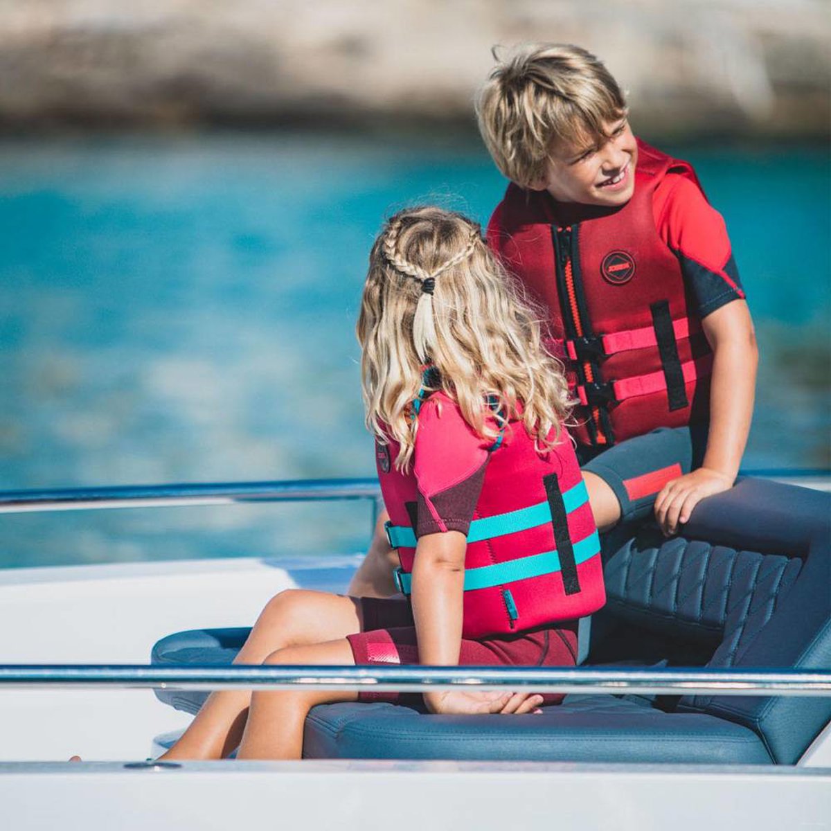 Jobe Neoprene giubbotto salvagente da bambini 50N rosso 4