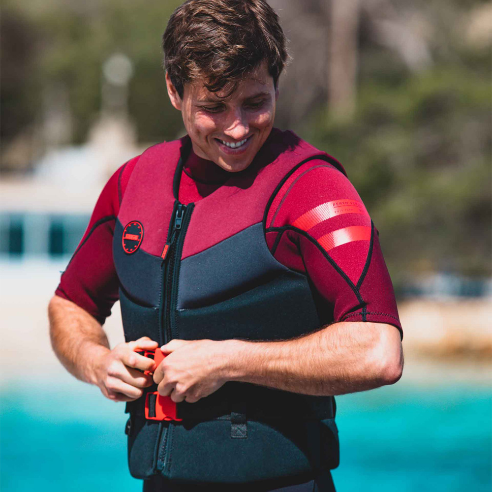 Jobe Neoprene giubbotto salvagente 50N da uomo rosso 4