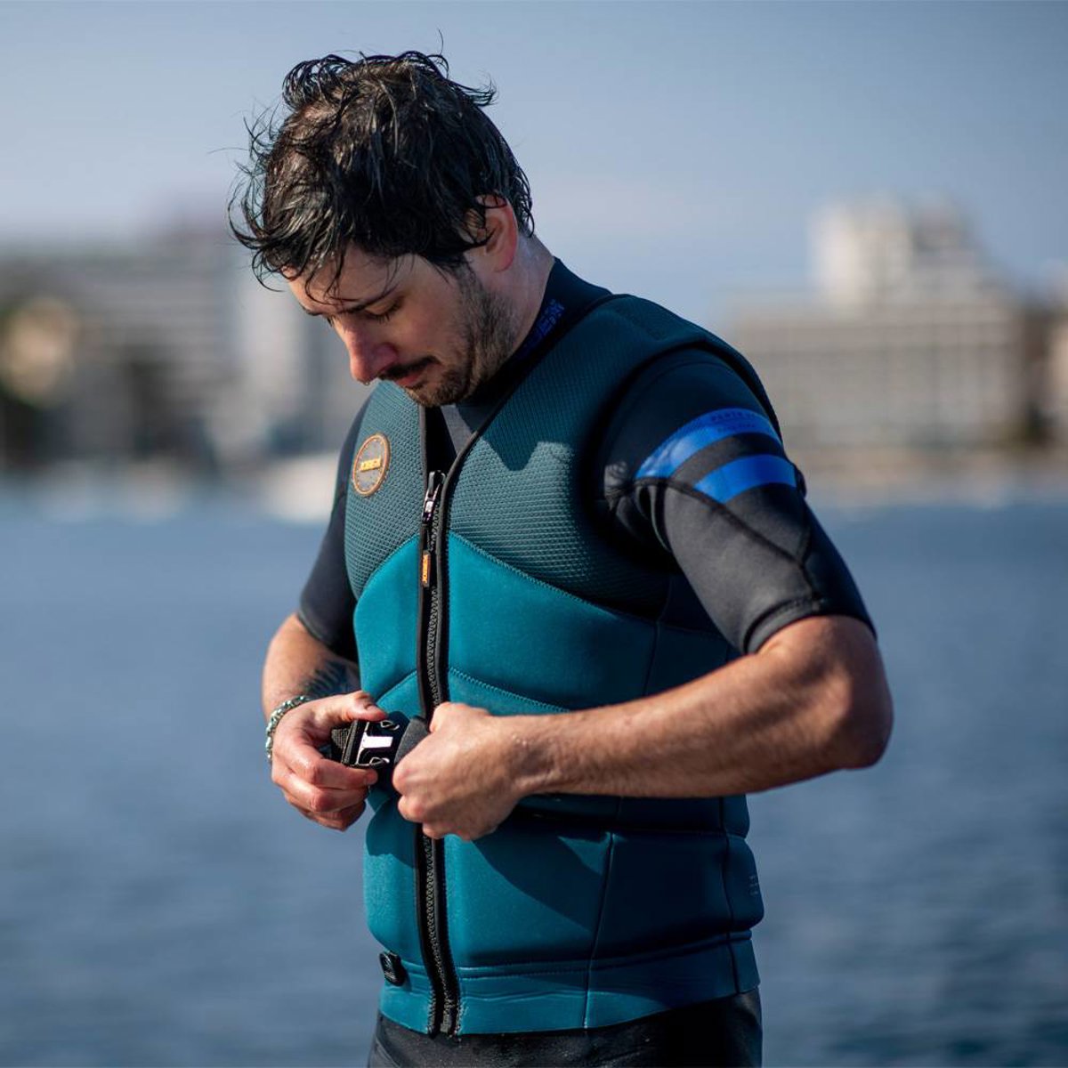 Jobe Unify giubbotto di salvataggio 50N da uomo rear teal 15