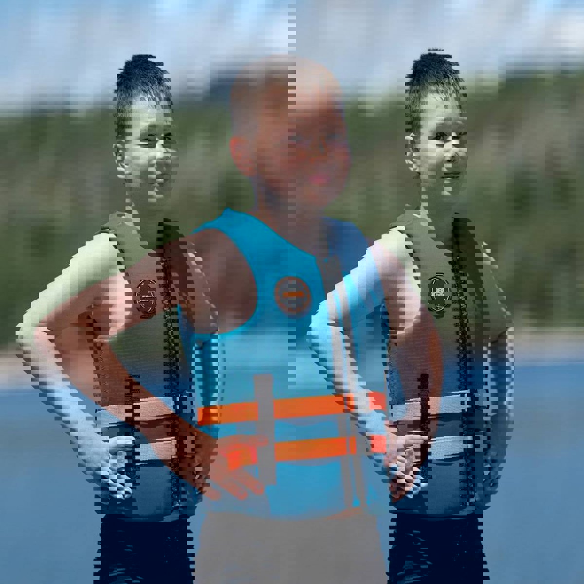 Jobe Neoprene giubbotto salvagente per bambini teal 12