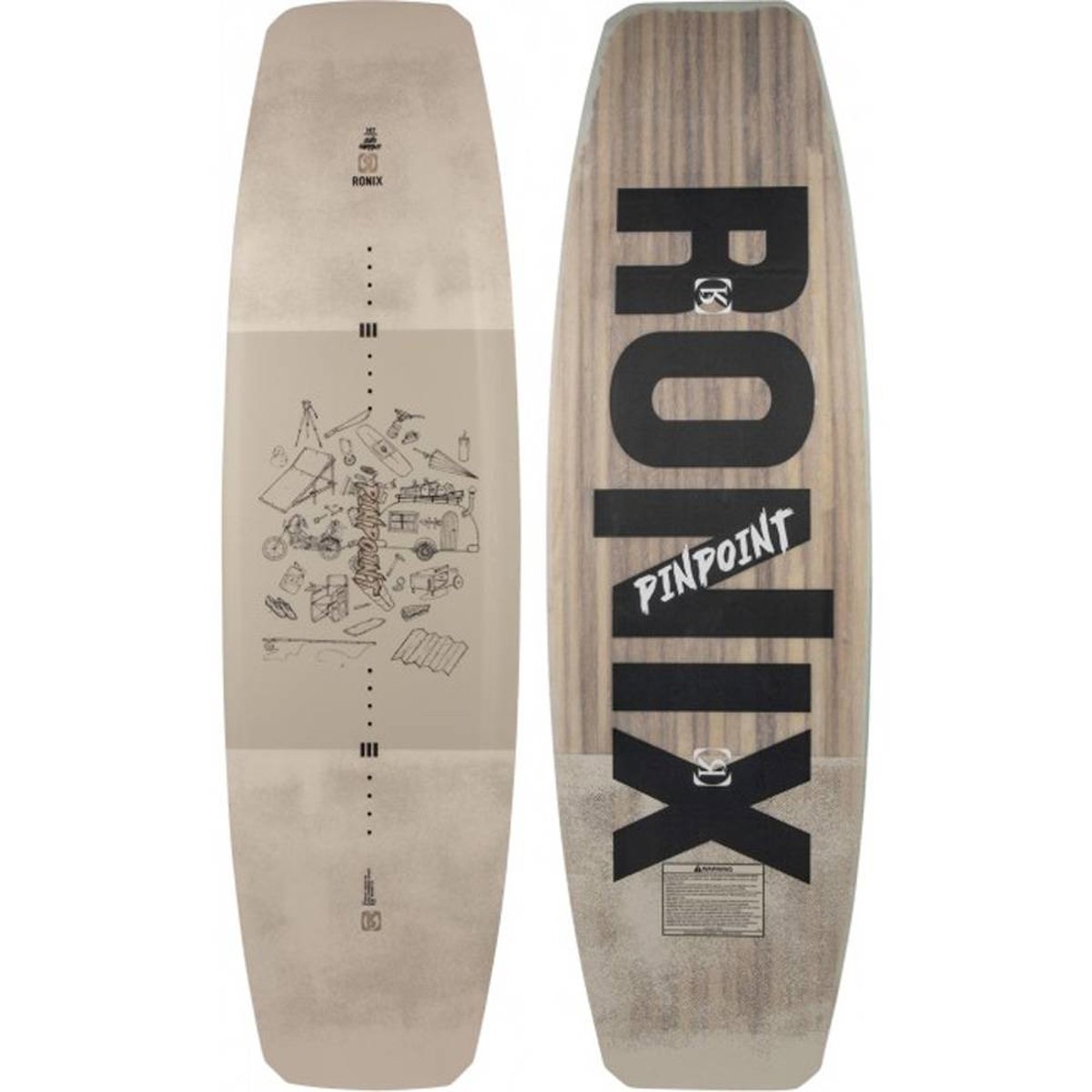 Ronix Pinpoint pacchetto da wakeboard 147 cm con attacchi Diplomat 10