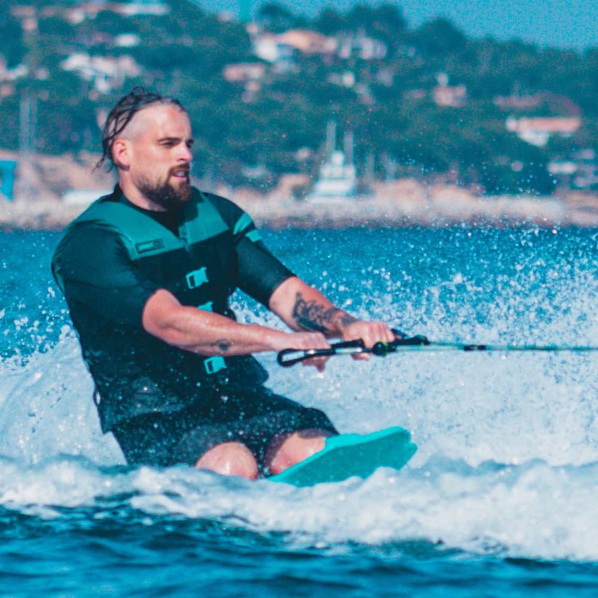 Jobe Slash kneeboard pacchetto blu turchese 7