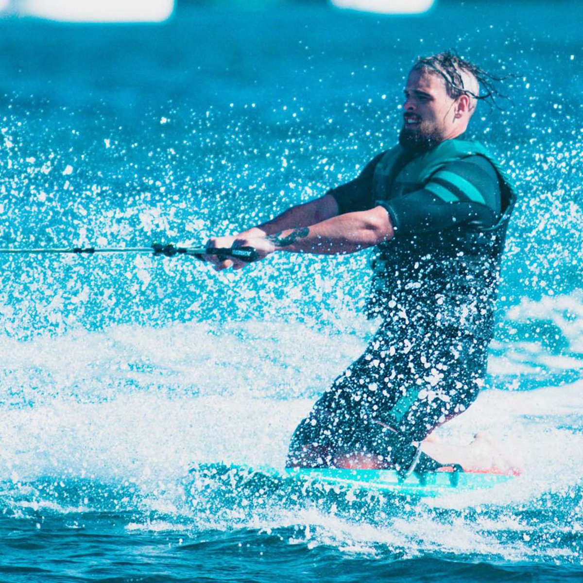 Jobe Slash kneeboard pacchetto blu turchese 8