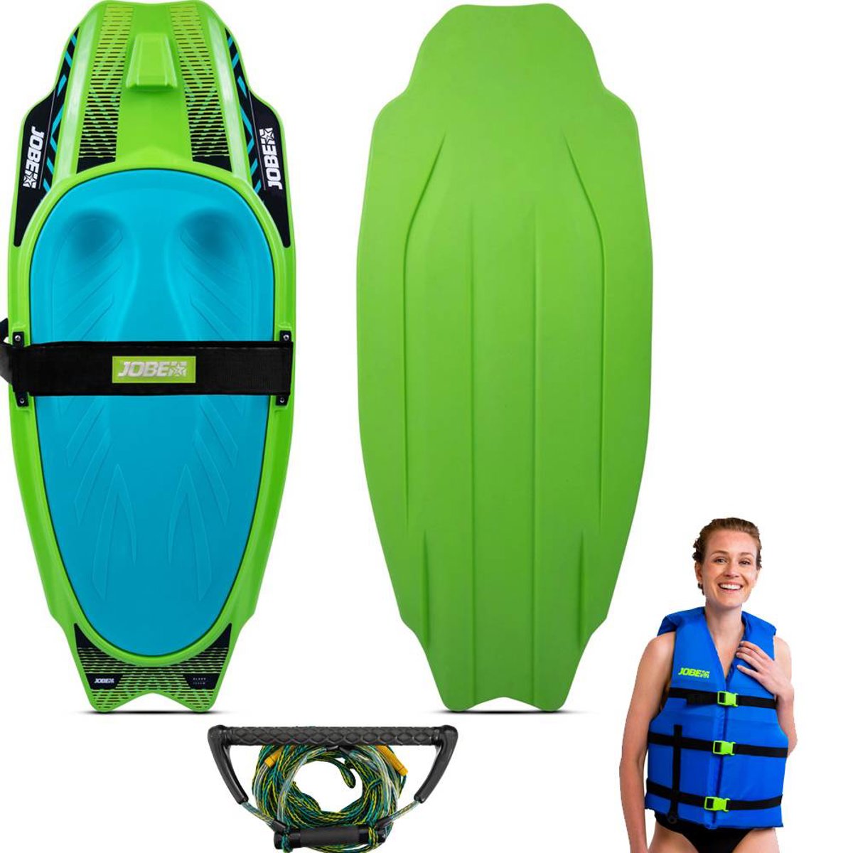 Pacchetto kneeboard Slash lime