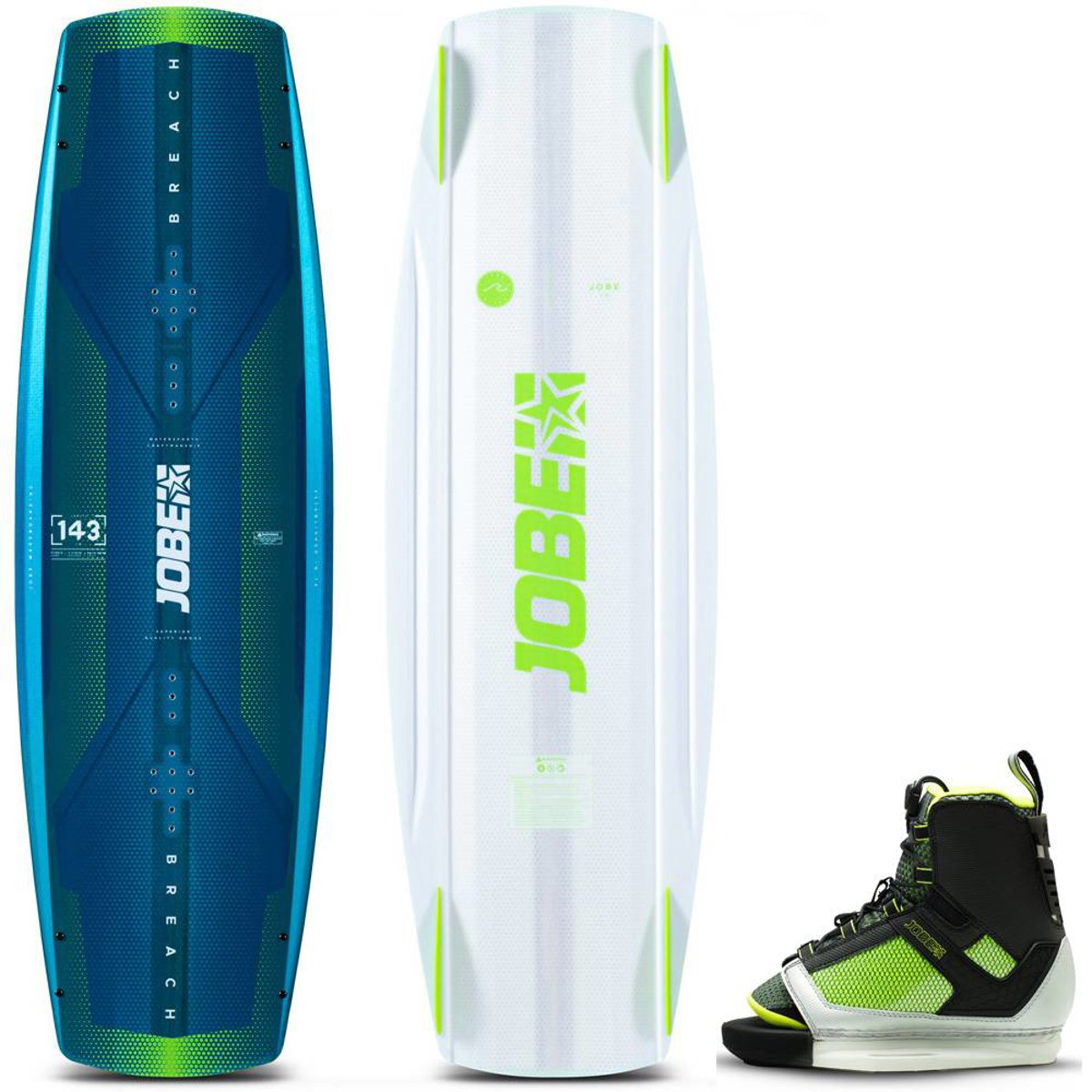 Jobe Breach wakeboard 139 cm e attacchi Republik 6