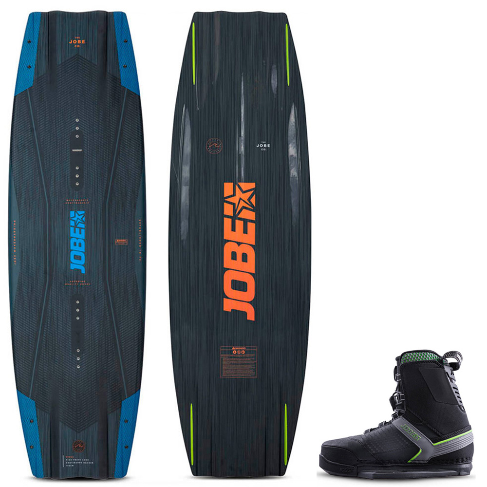 Jobe Vertex wakeboard 144 cm e set di legature Charge 4