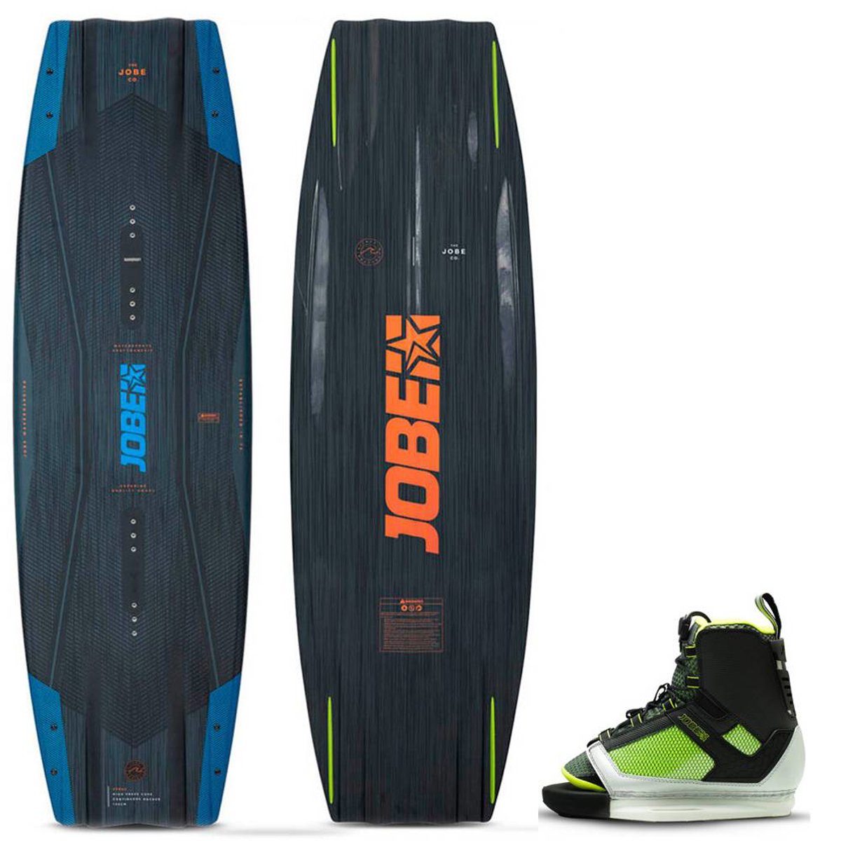 Jobe Vertex wakeboard 144 cm con attacchi Charge 5