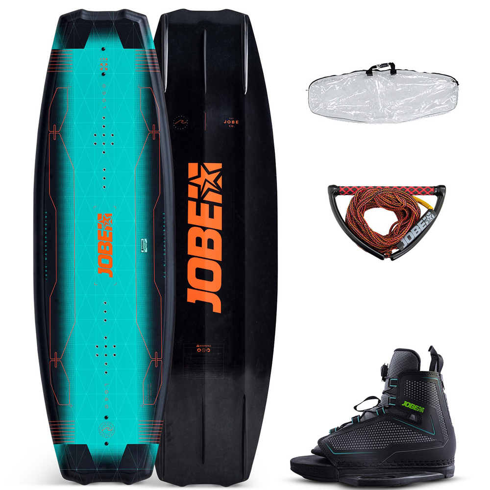 Jobe Logo 138 cm pacchetto da wakeboard con attacchi Maze foto 1